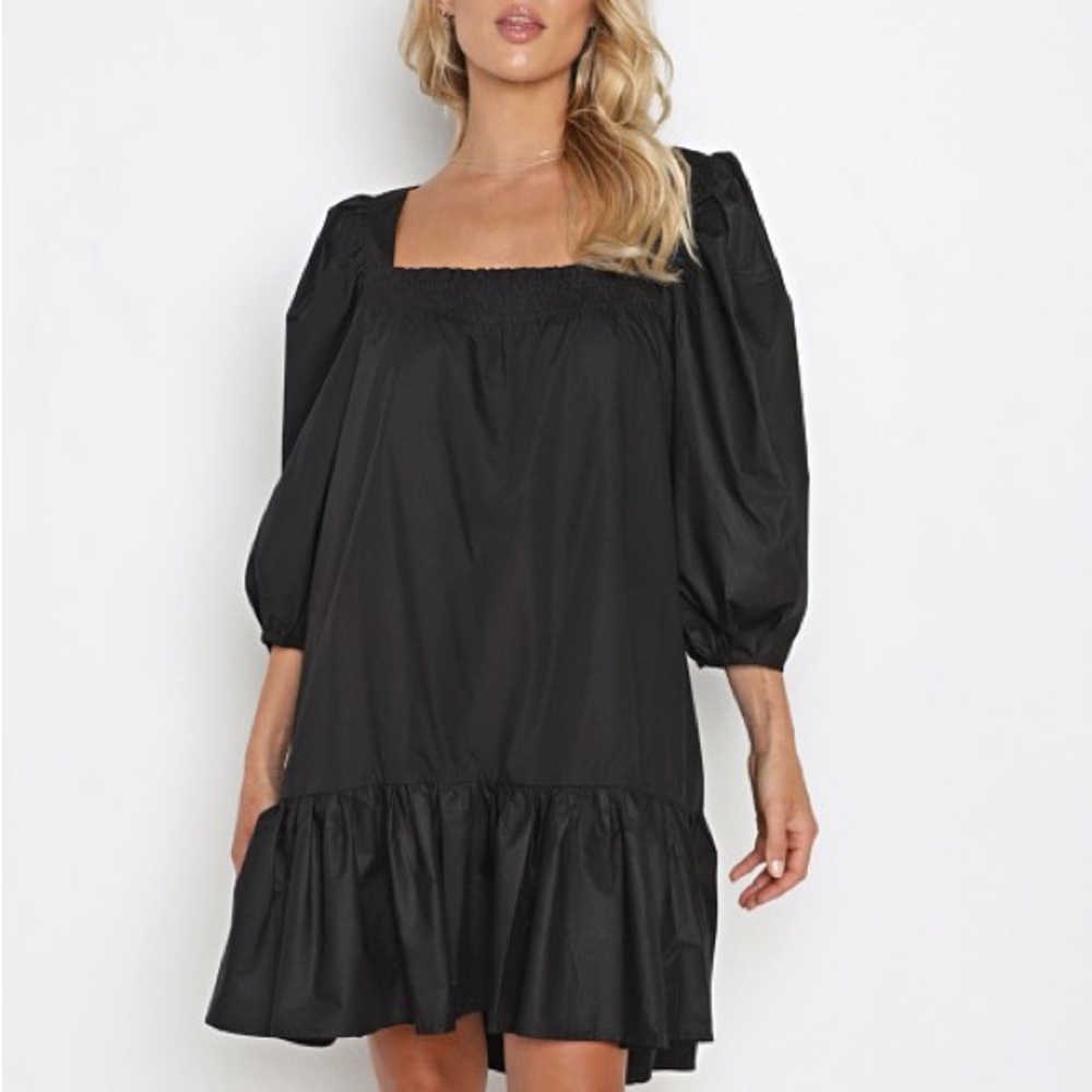 H&M black mini dress Small
